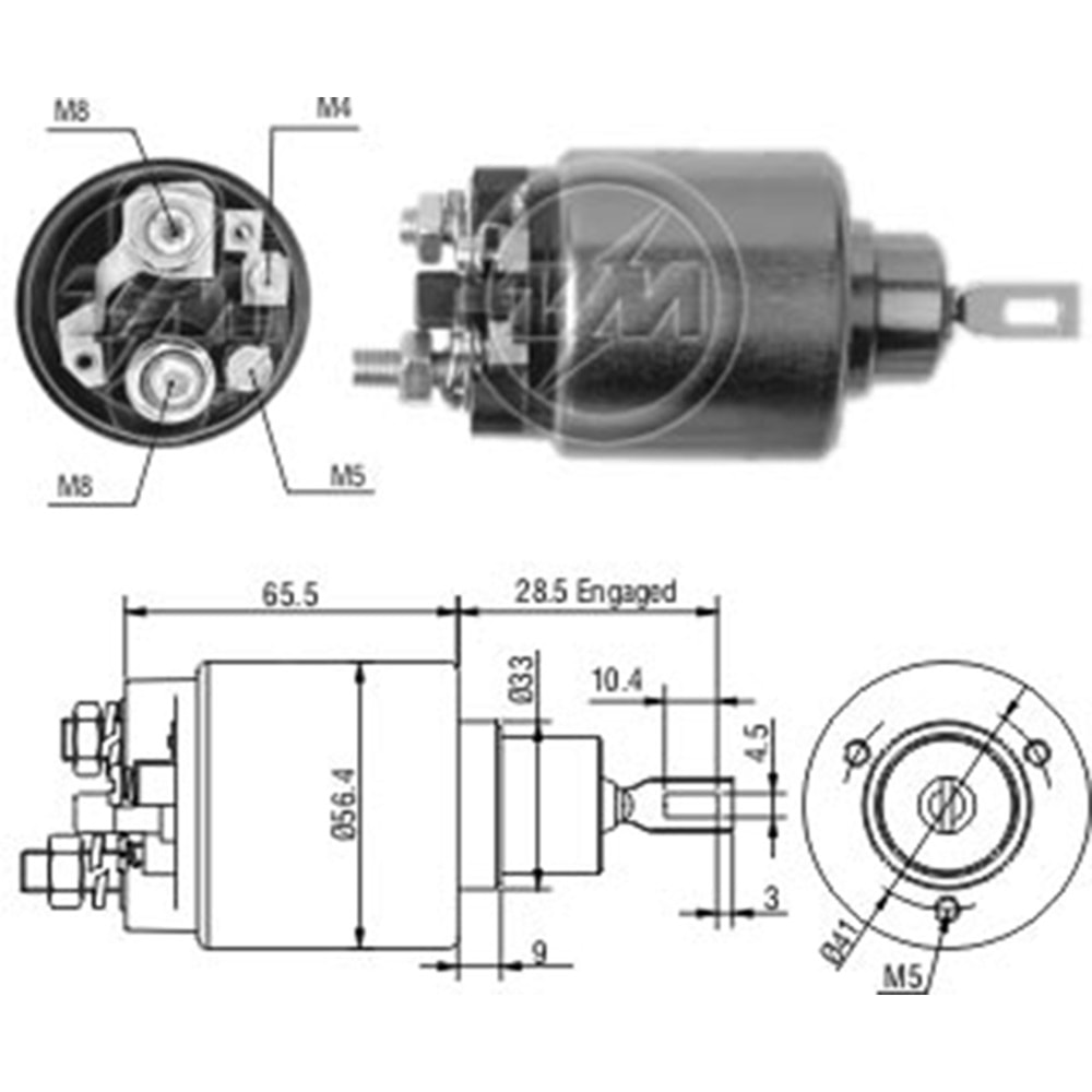 MARS OTOMATIGI 12V RENAULT R18 - R21 - TRAFIC