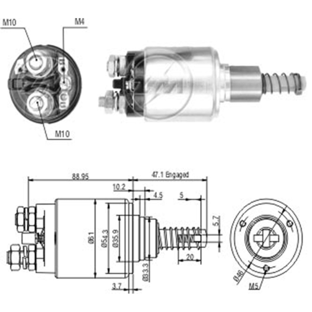 MARS OTOMATIGI 12V FIAT-IVECO 110 - 13 - 130 - 13 - 75 - 9 - 80 - 13 - 80 - 9 - 90 - 13