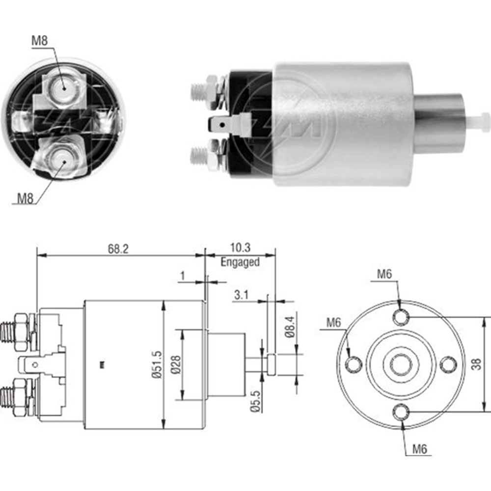 MARS OTOMATIGI 12V CITROEN C - CROSSER / MITSUBISHI ASX - COLT - LANCER - OUTLANDER / NISSAN MARCH