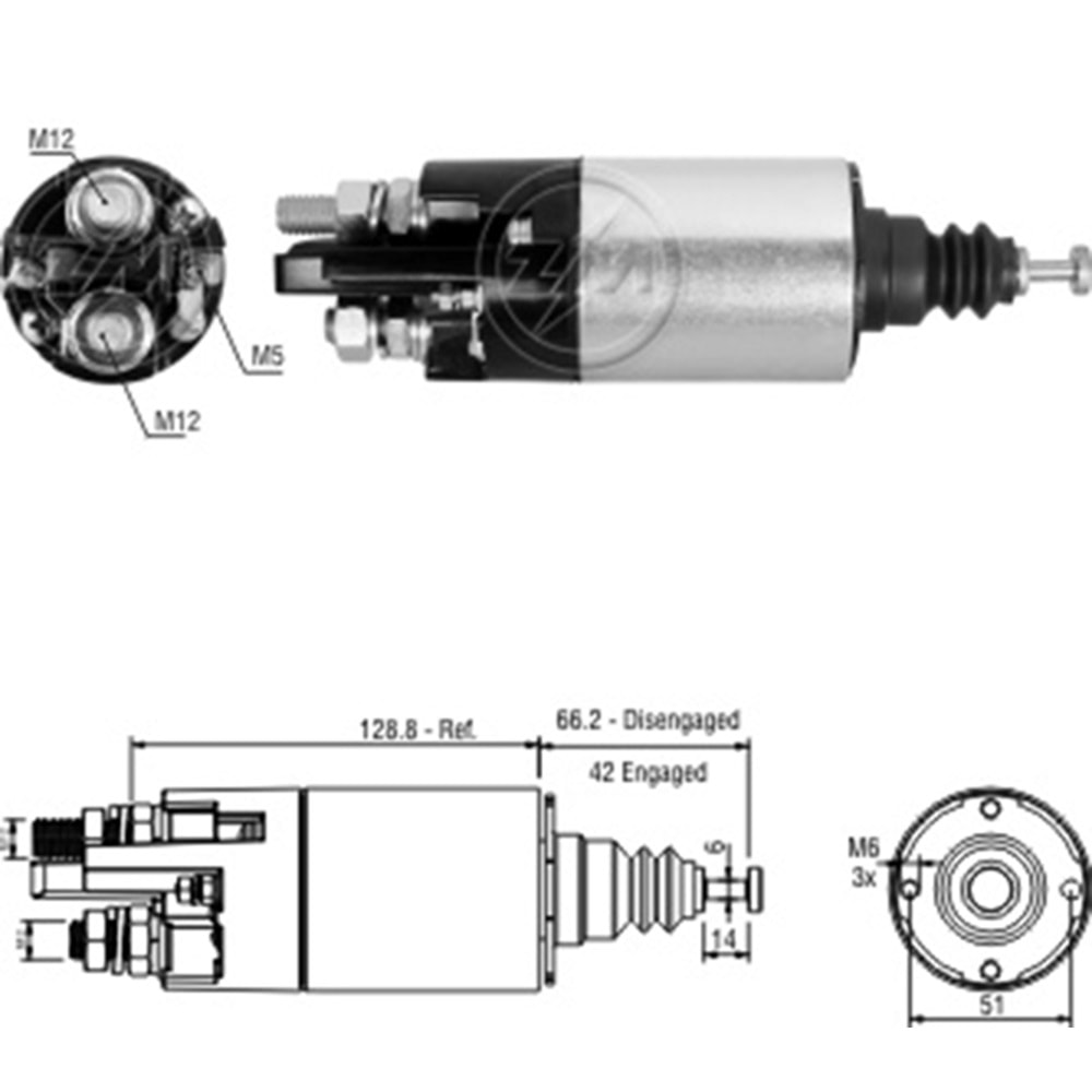 MARS OTOMATIGI 24V 39MT MERCEDES-BENZ ACTROS - TRAVEGO (KULAKSIZ) (SDE-0842)