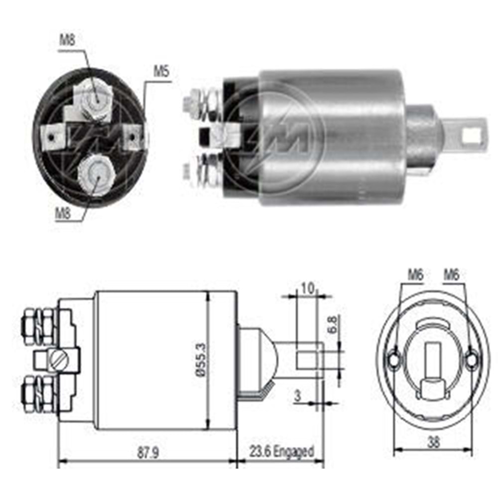 MARS OTOMATIGI 12V MITSUBISHI ONAN / KIA / MAZDA / SUZUKI