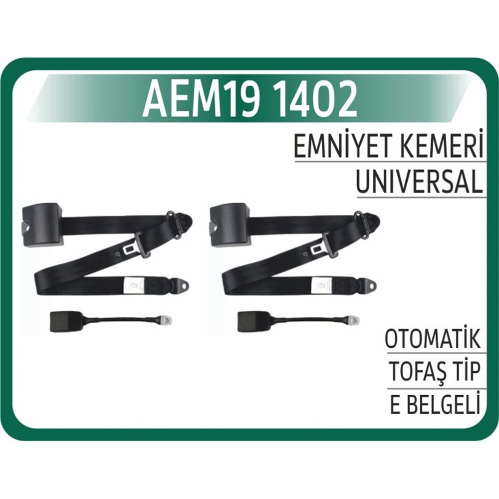 EMNİYET KEMERİ OTOMATIK TOFAS TIP E BELGELI