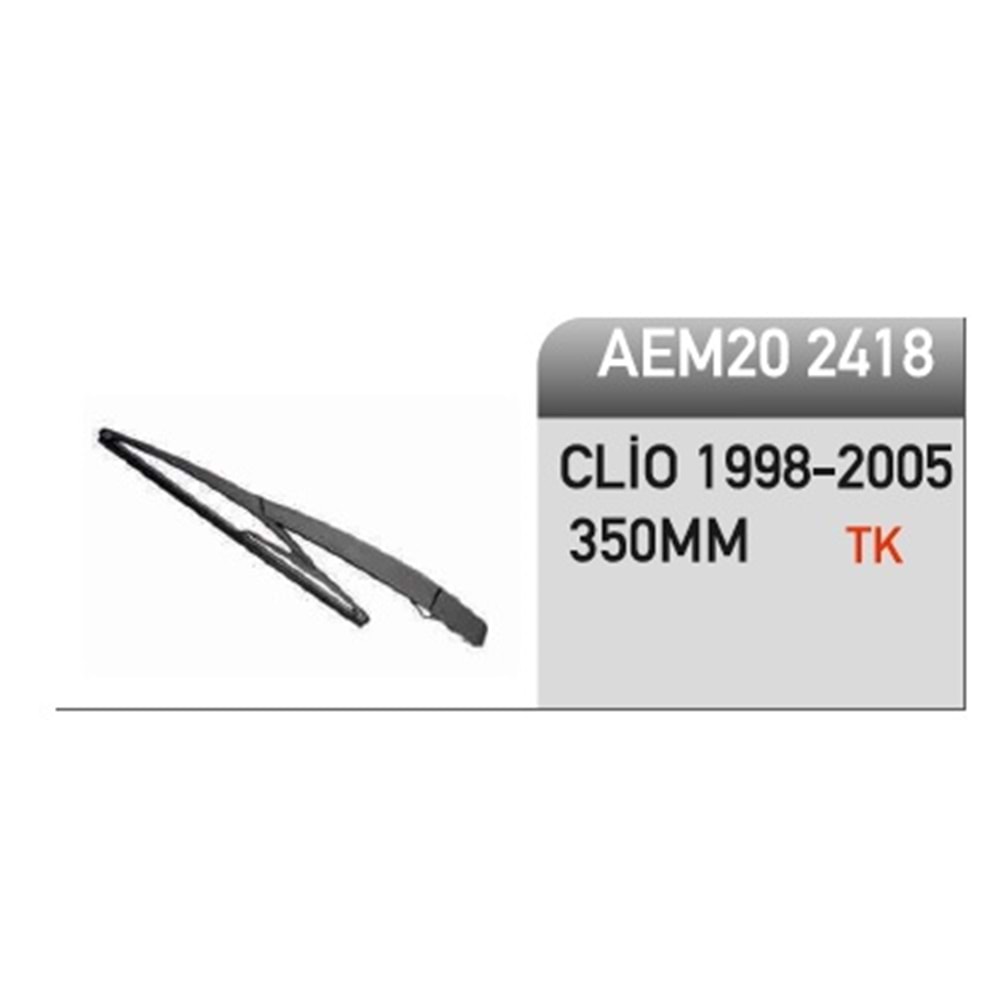 ARKA SÜPÜRGE KOMPLE RENAULT CLİO 98-05