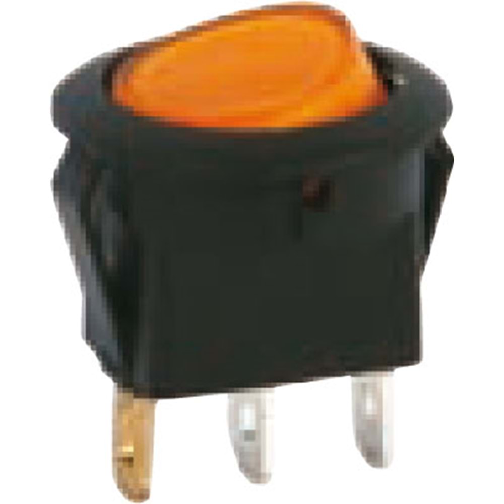 ACMA KAPAMA ANAHTARI ISIKLI SARI TUSLU YUVARLAK MINI