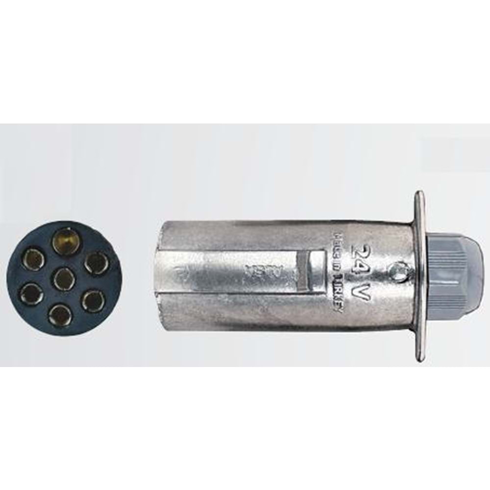 24V ROMORK FISI ERKEK N TIPI METAL