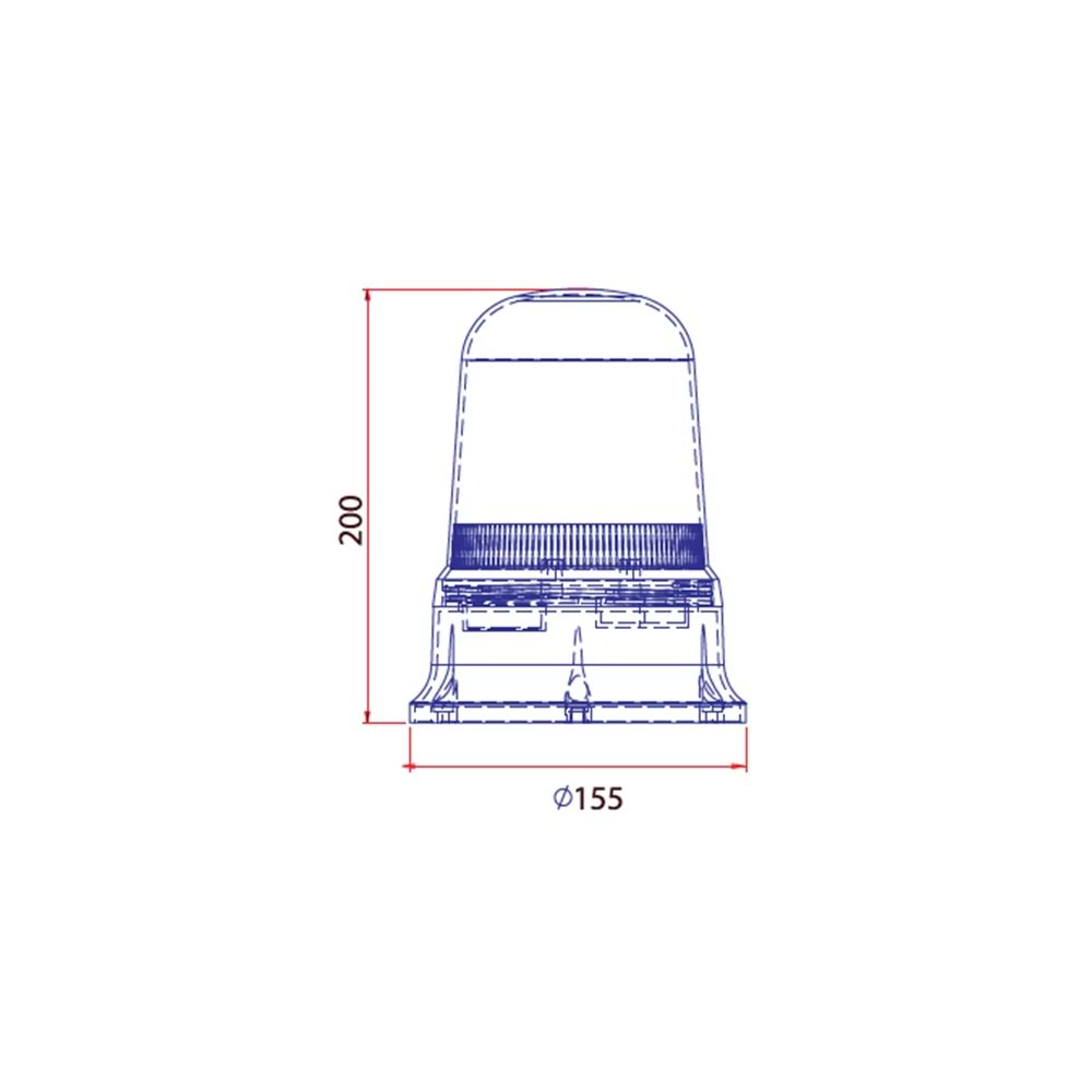 DONER LAMBA LED TIPI KIRMIZI