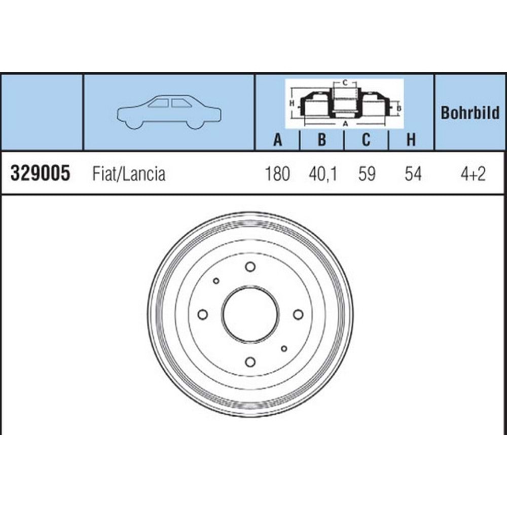 FREN KAMPANASI ARKA FIAT TEMPRA