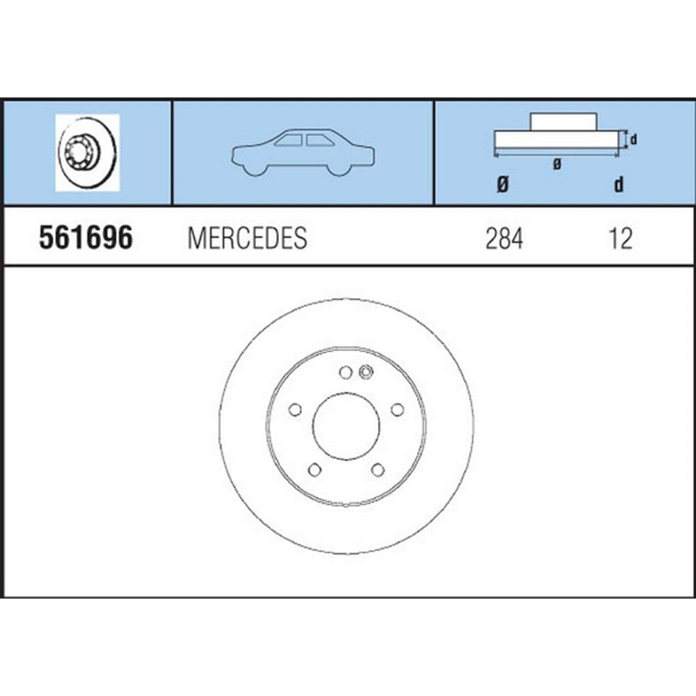 FREN DISKI ON 202-S202-W202 C CLASS ( 93 - )
