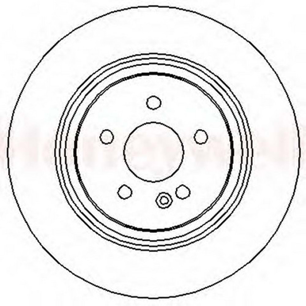 FREN DISKI ARKA HAVALI Modus Megane II