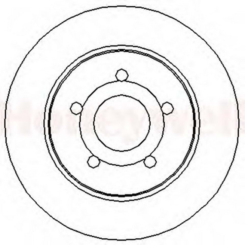 FREN DISKI ARKA HAVALI Focus C-Max -08 / Focus II 05-