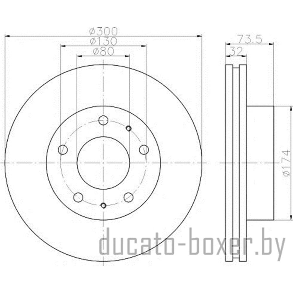 FREN DISKI FIAT DUCATO III BOXER III JUMPER III