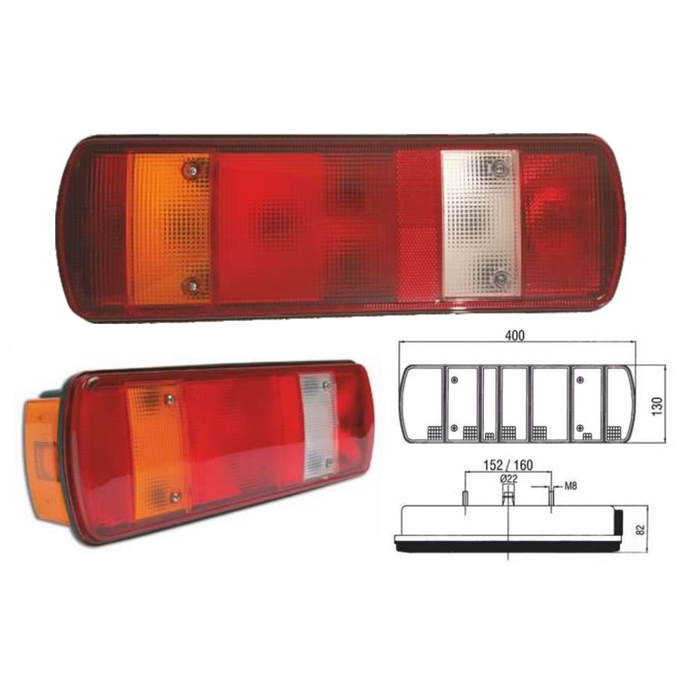 UNIVERSAL KAMYON DORSE STOP LAMBASI KISA