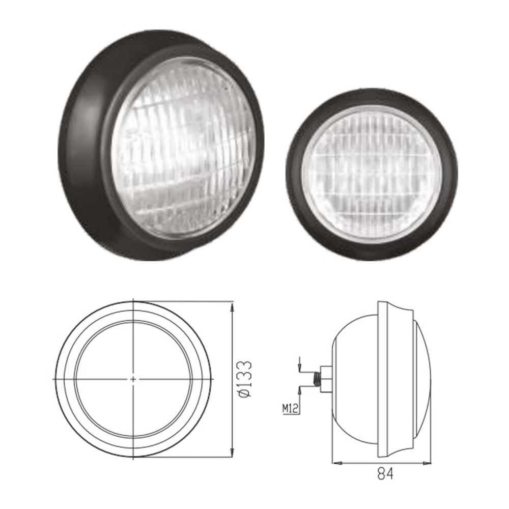 ON FAR KISA LASTIKLI AMERIKAN TIPI JOHN DEERE FORD CASE
