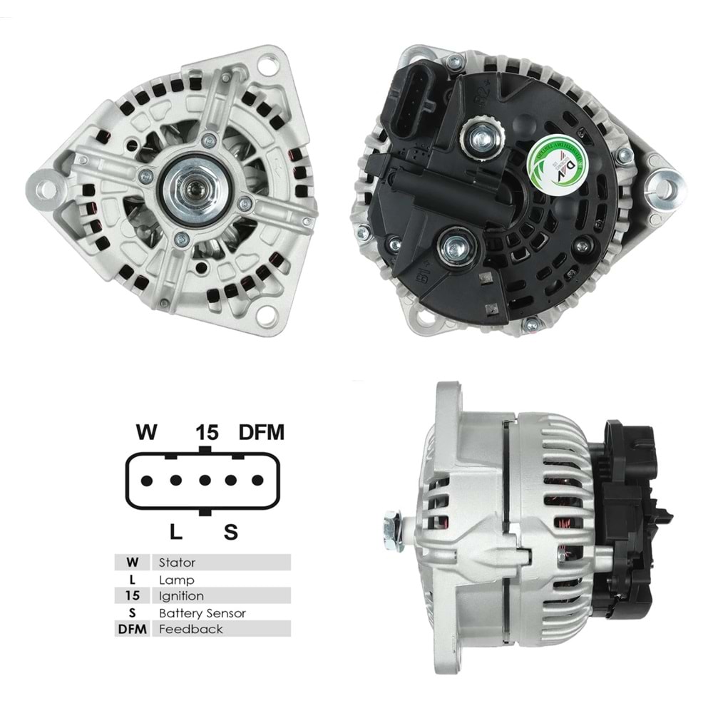 ALTERNATÖR BOSCH 24V 110A MAN TGA 2005-2008
