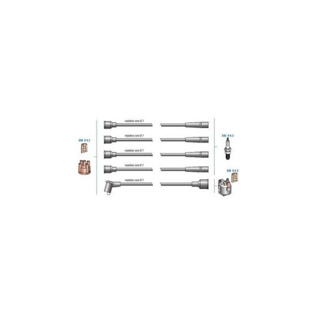 BUJİ KABLOSU SETİ FORD TAUNUS 1.6 ( OHC MOTOR ) 82 - 90