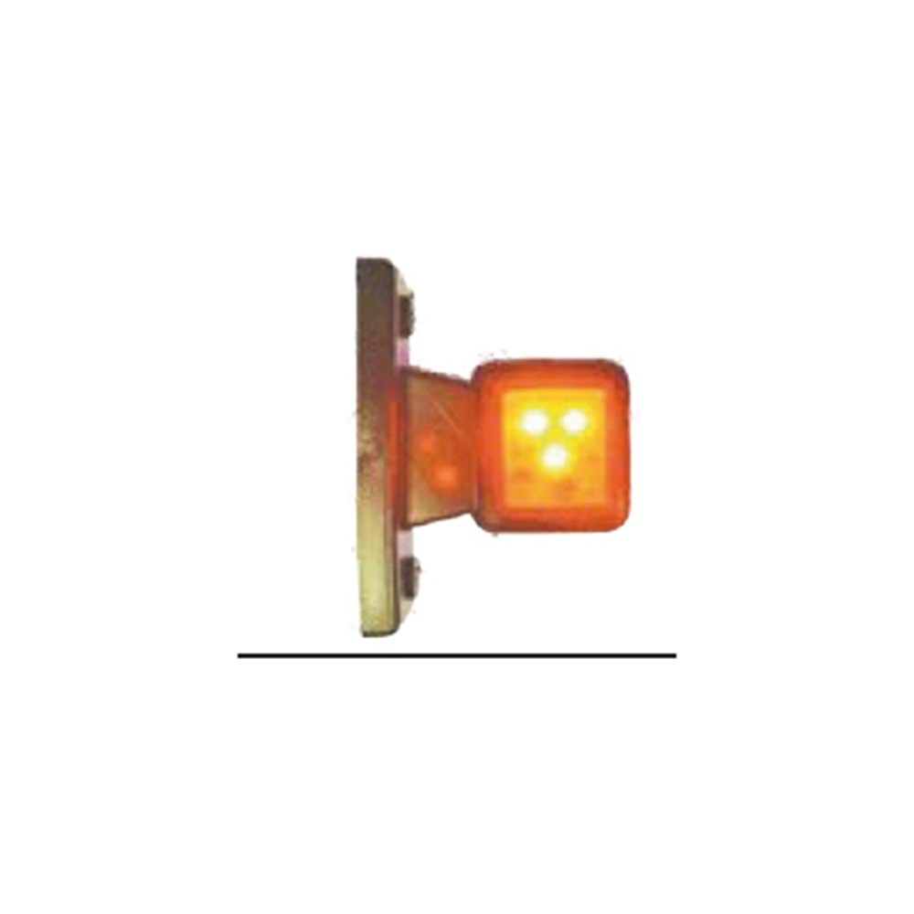 KARE DUZ BAGLANTILI LED MARKER LIGHT SAG