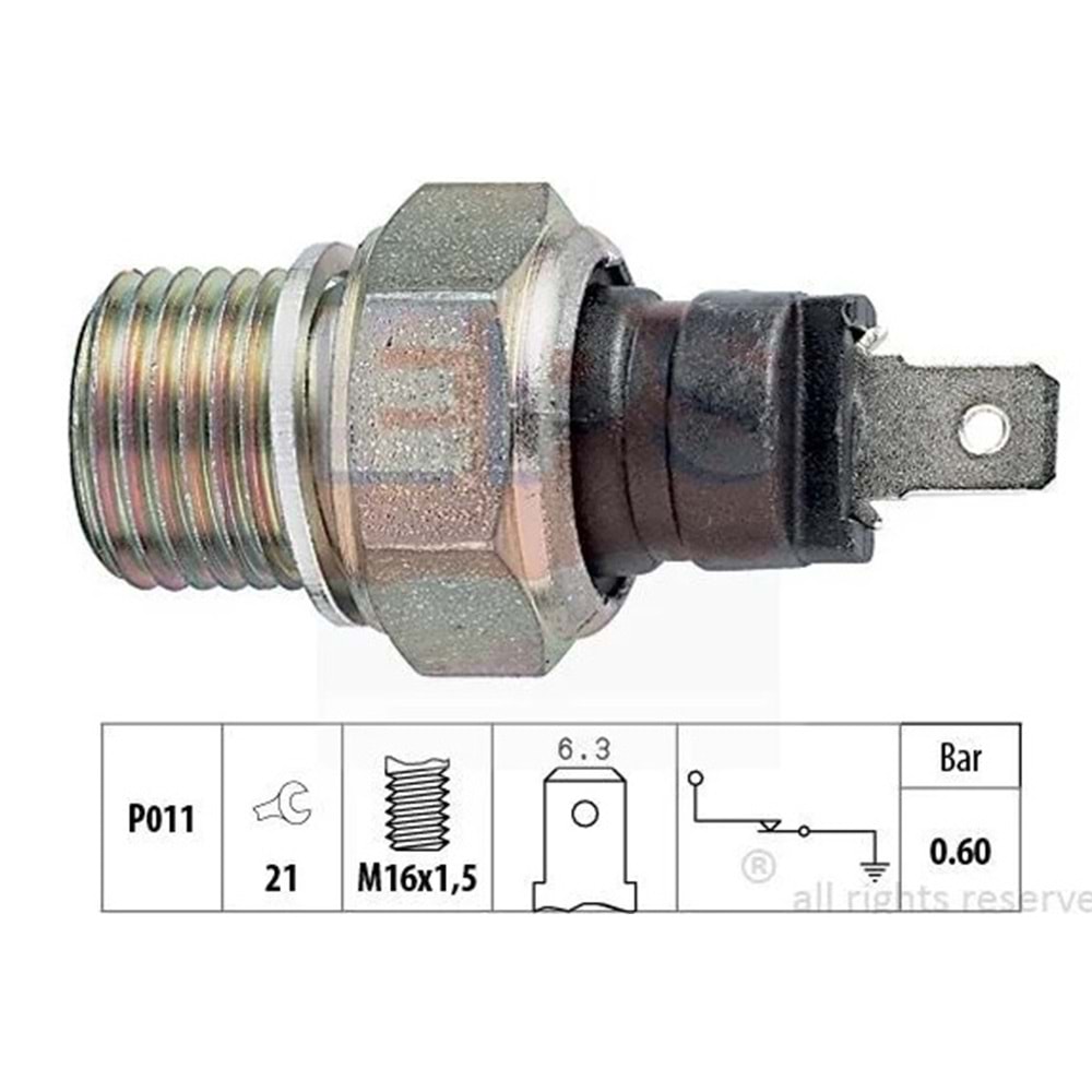 YAĞ MÜŞÜRÜ KAHVERENGİ SAXO 1.0 X 1.1 X 1.4 VTS 1.6 BERLINGO 1.1 i 1.4 i XSARA 1.4 1.6