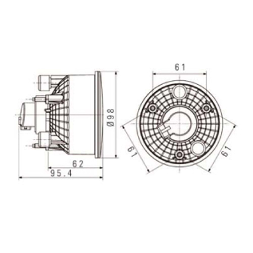 ARKA SINYAL REFLEX LAMBA Q98mm