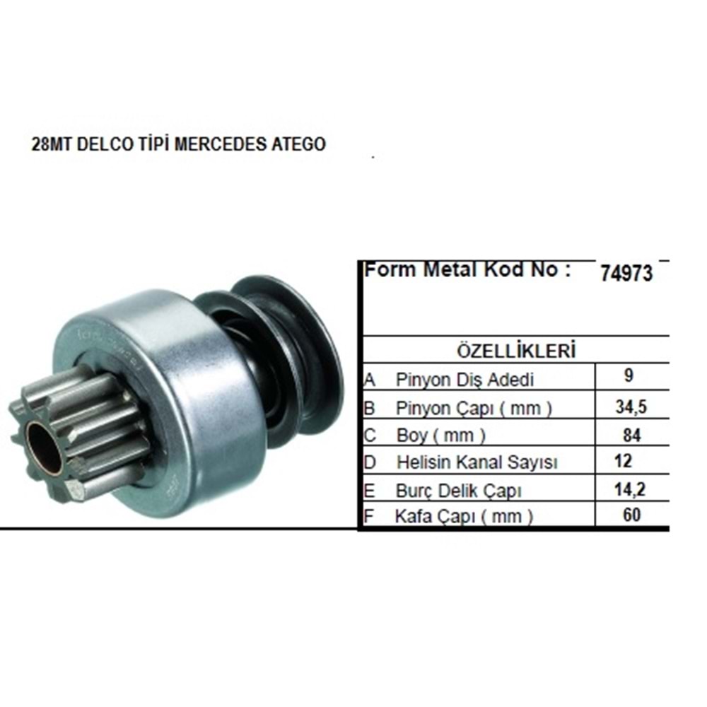 MARS DISLISI DELCO MERCEDES ATEGO
