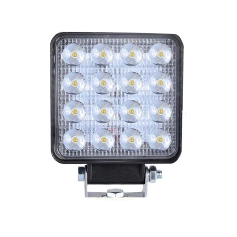 16 LED KARE 110V ÇALIŞMA LAMBASI 28MM