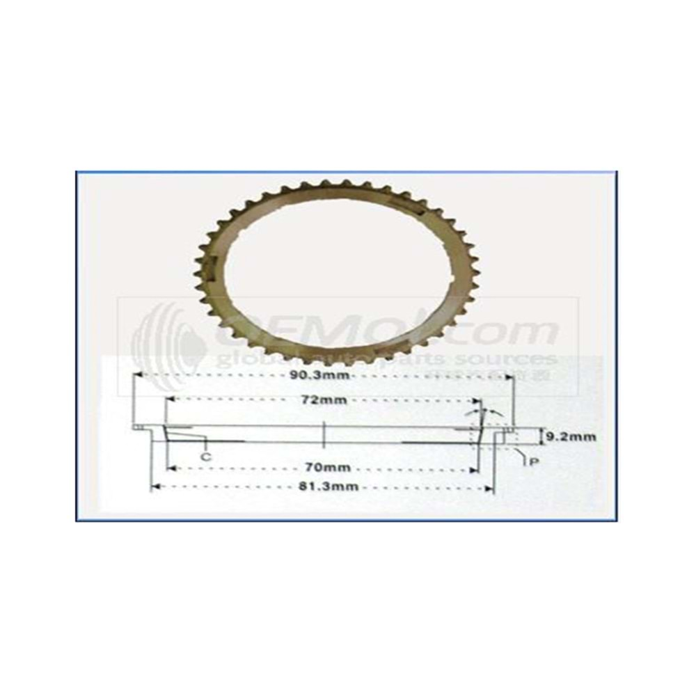 SENKROMEC SARISI HYUNDAI H100 MIN/KAMY 94>96