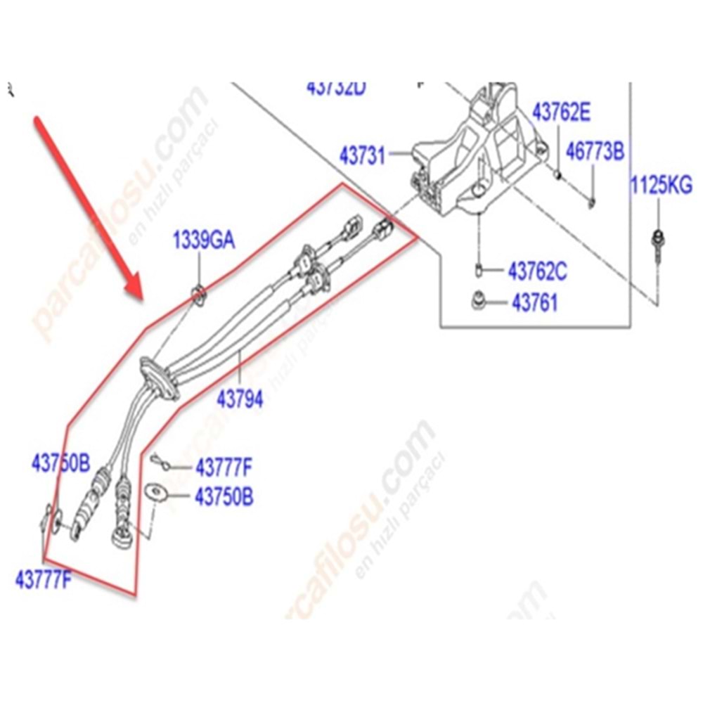VİTES HALATI HYUNDAİ BLUE DİZEL