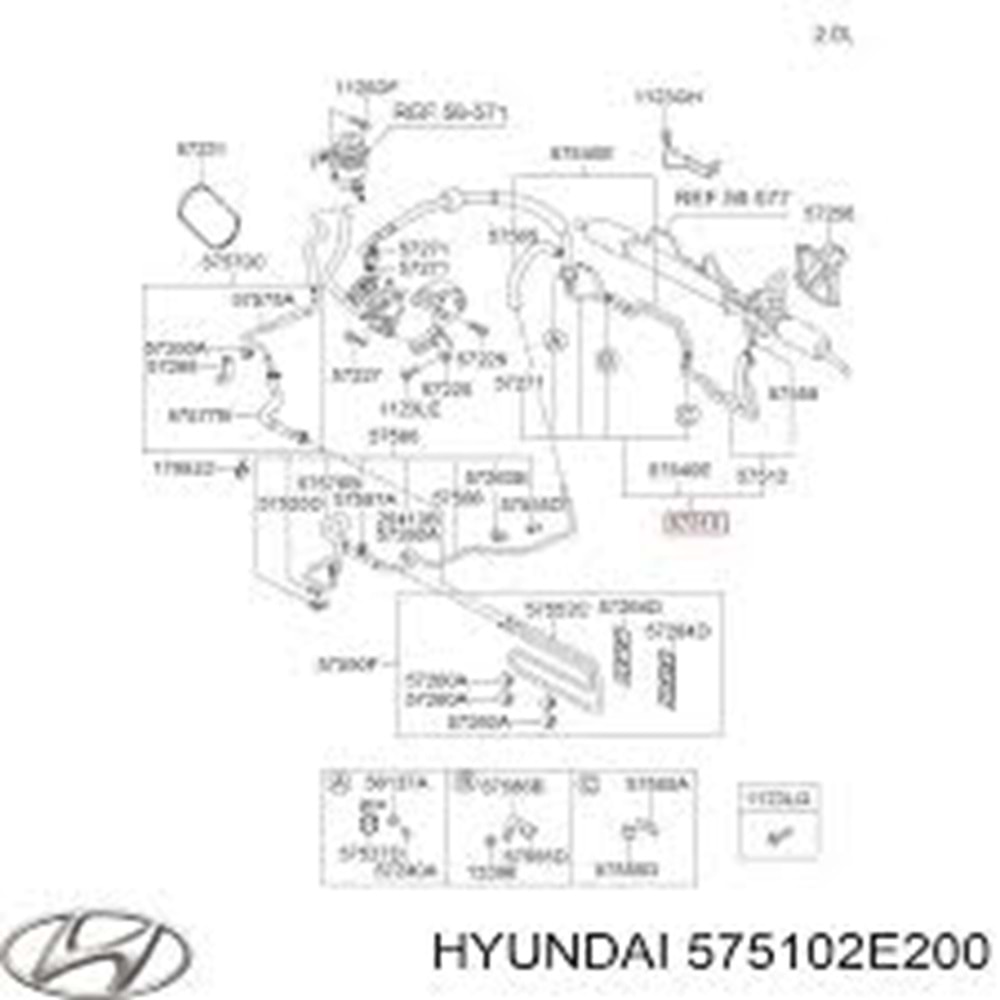 DİREKSİYON HORTUMU HYUNDAİ TUCSON 05>