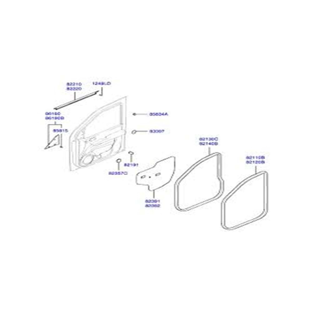--KAPI FITILI ON SAG HYUNDAI MATRIX 2006-