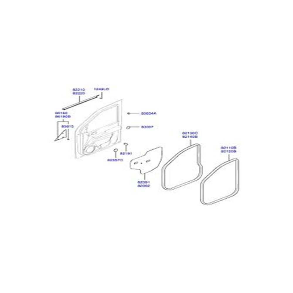 --KAPI CEVRE FITILI ON SOL HYUNDAI MATRIX 2006