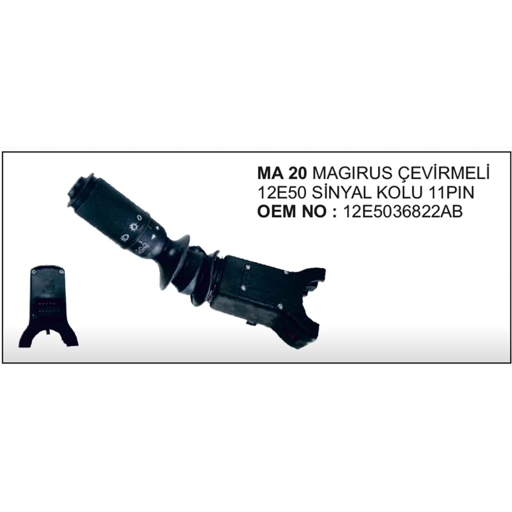 SINYAL KOLU CEVIRMELI MEGIRUS 12E50