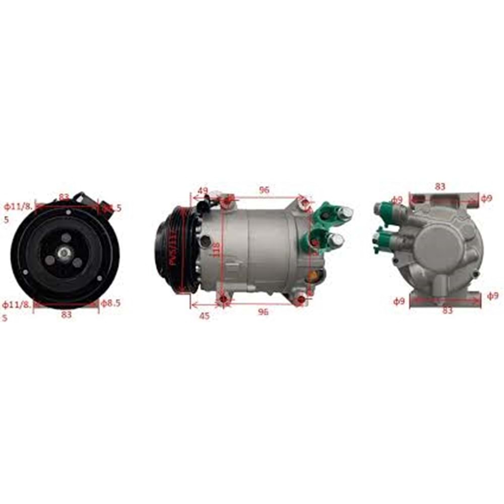 KLİMA KOMPRESÖRÜ HYUNDAİ İ20 12-15 1.2 BENZİNLİ