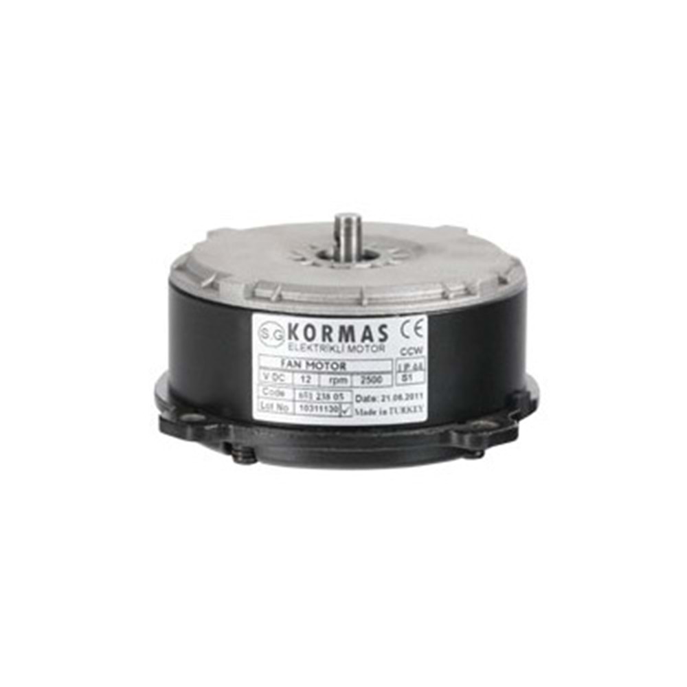 12V KLİMA FAN MOTORU YASSI FAN MOTORU KISA -AKSİYEL KONDENSÖR MOTORU- 65123805