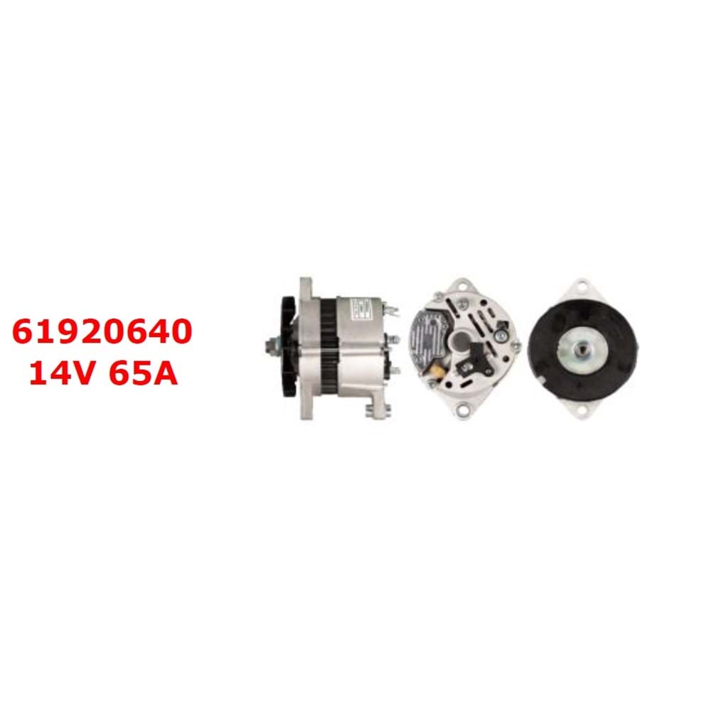 ALTERNATOR 14V 65A AGCO LAMBORGHINI TRACTORS MASSEY FERGUSON NEW HOLLAND