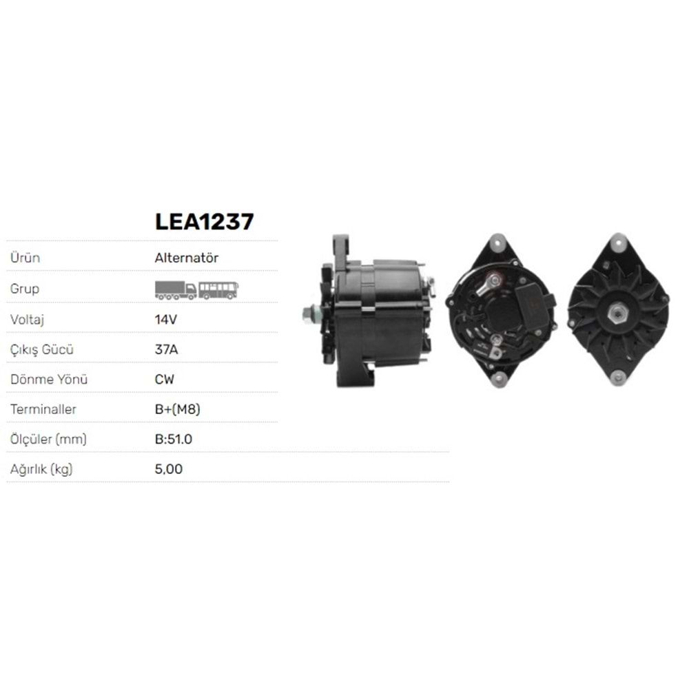 ALT DINAMO A125 14V 37A THERMO KING