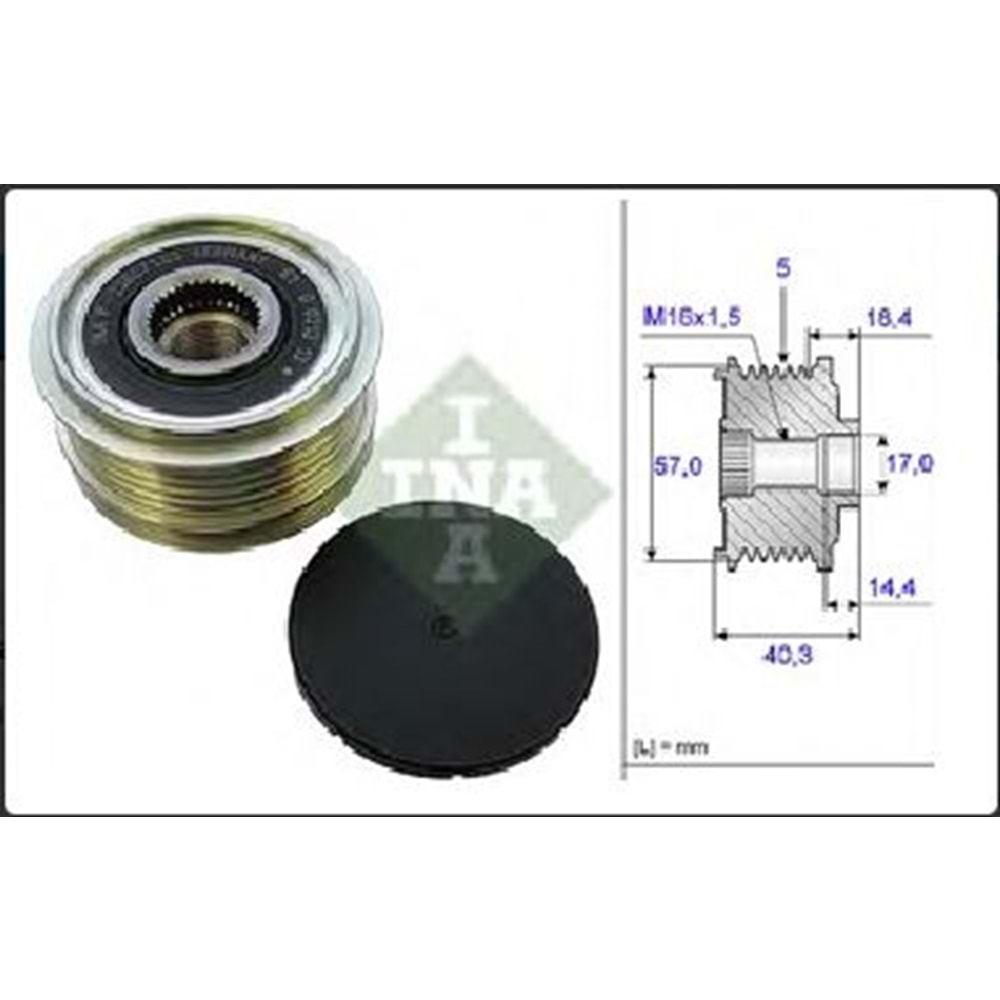 ALTERNATÖR KASNAĞI ACCENT ERA/ACCENT BLUE/ELANTRA120130RIOCEEDCERATO-373