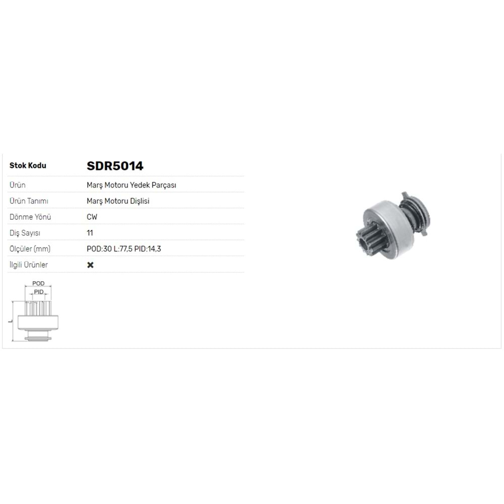 MARS DISLISI 1161 PEUGEOT 11DIS