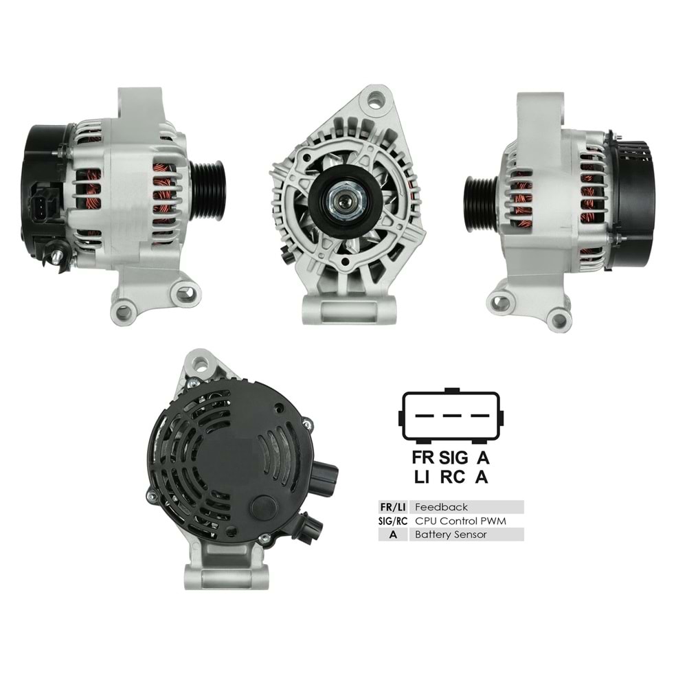 ALT DINAMO 14V 105A FORD TRANSIT V184 CONNECT 02-03 503