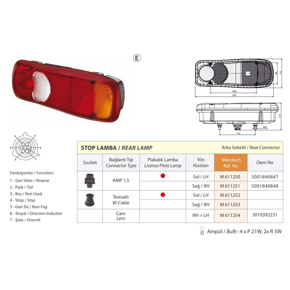 STOP CAMI RENAULT PREMIUM MIDLUM 00-05