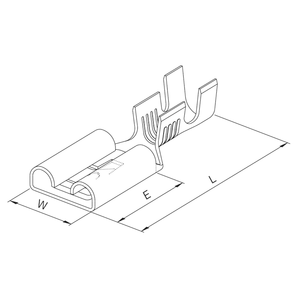 KABLO UCU SF3D TIRNAKLI BÜYÜK DİŞİ FİŞ 9.5