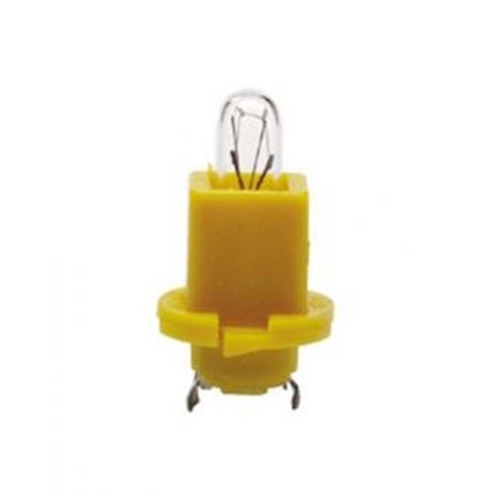 AMPUL SOKETLİ 24 V 1.2W DİPSİZ SARI
