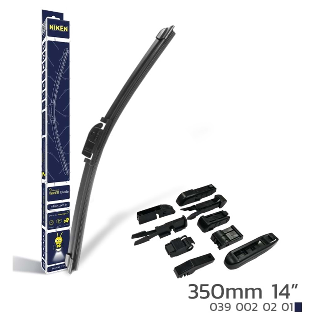 350mm 14 9 APARATLI BANANA TİP SİLECEK