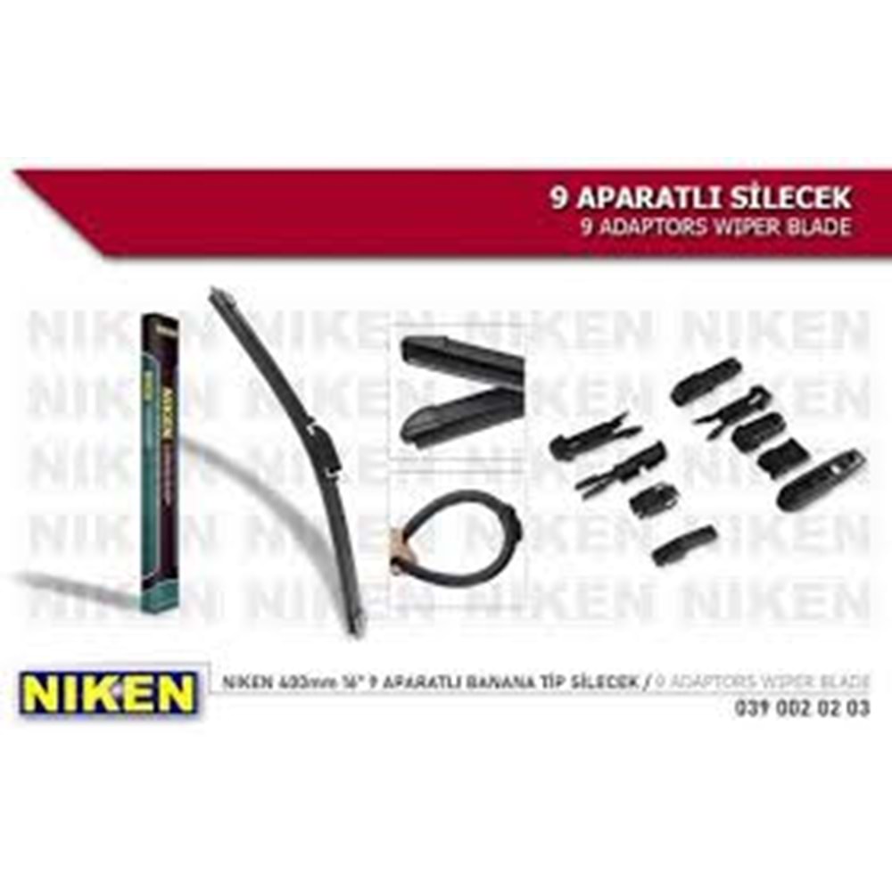 400mm 16 9 APARATLI BANANA TİP SİLECEK