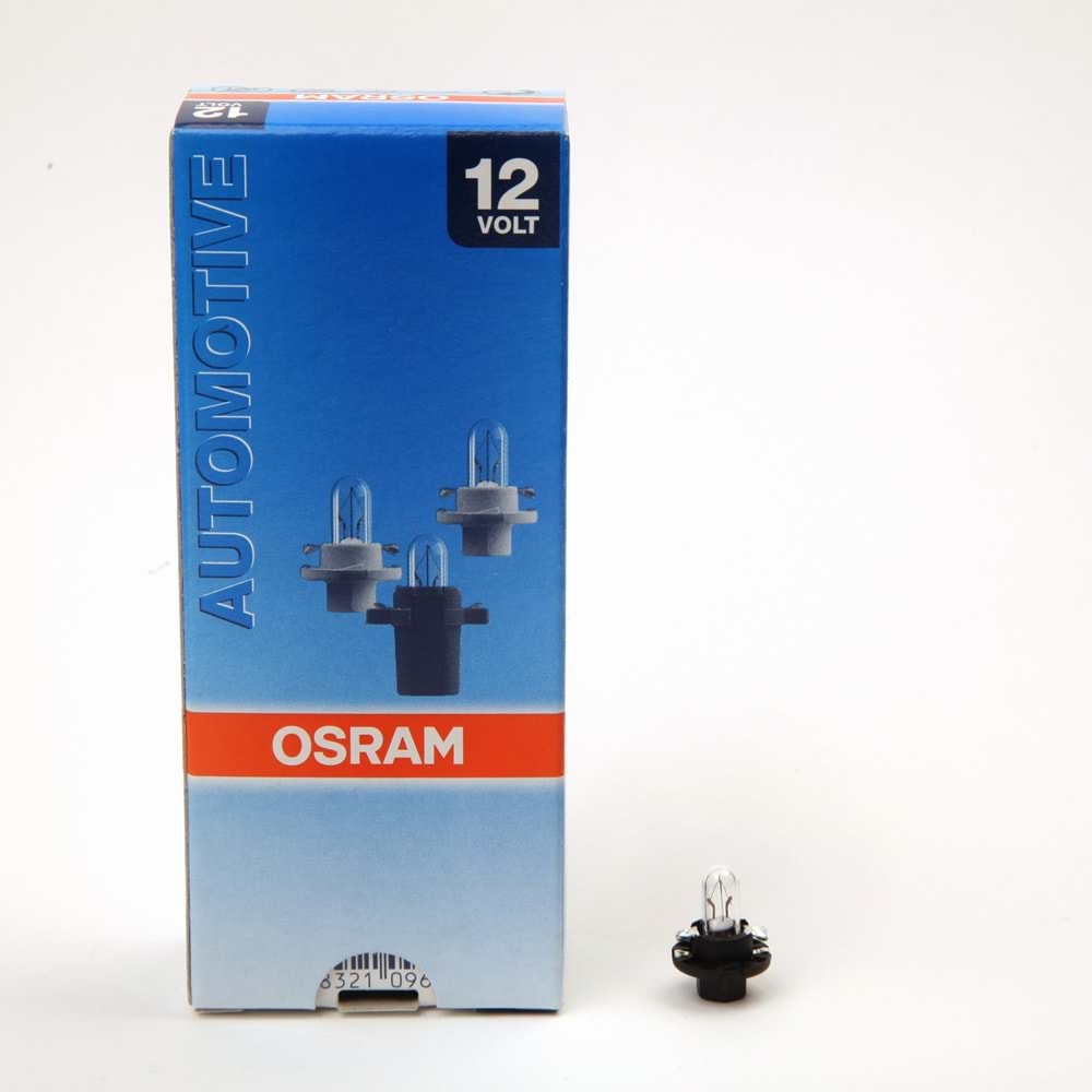 AMPUL 12V 1,2W DUYLU DİPSİZ SİYAH