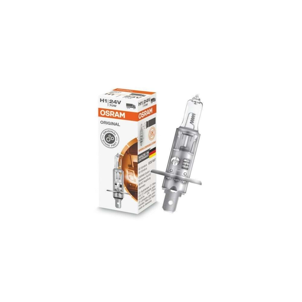 AMPUL H1 24V 70W % 120 FAZLA IŞIK UZUN ÖMÜR
