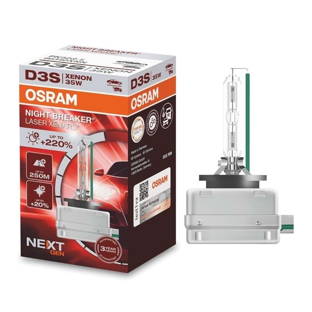 D3SXNN 66340XNN 35W PK32D-5 FS1 OSRAM PK32d-5 XENARC NIGHT BREAKER LASER-%200 FAZLA