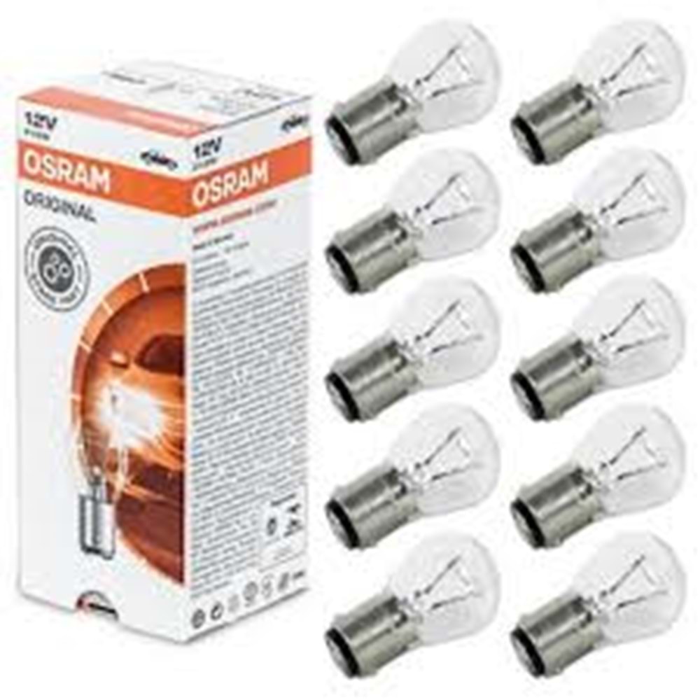 7240 21/5W 12V BA15D UNV1 OSRAM BA15d 12V STOP-SİNYAL/PARK/GÖSTERGE AMPULLERİ