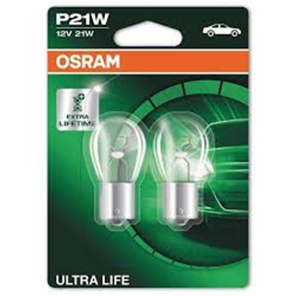 P21W 7506ULT 21W 12V BA15S UNV1 OSRAM BA15s ULTRALIFE STOP-SİNYAL