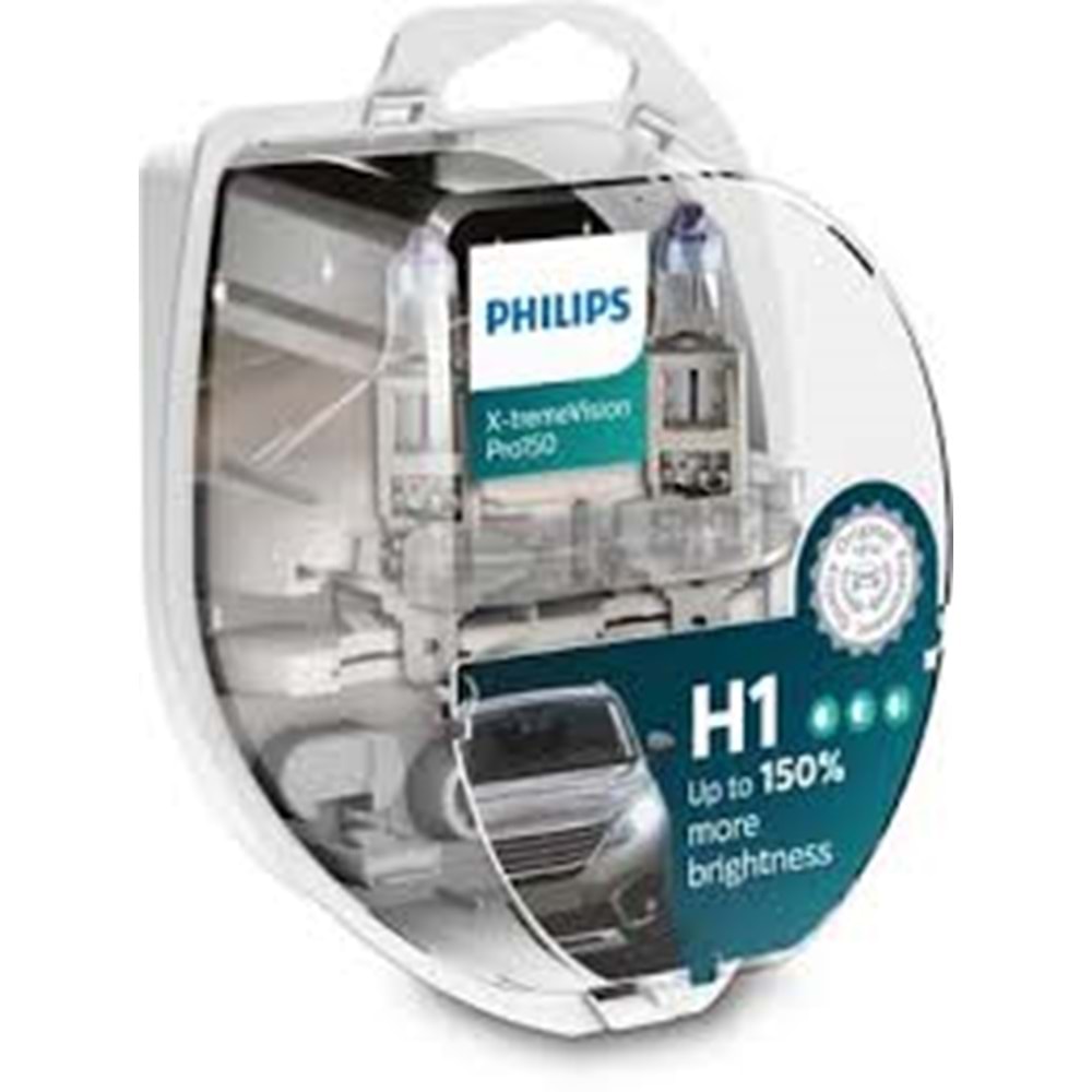 AMPUL H1 12V 55W %150 FAZLA IŞIK X-TREME VISION PRO150