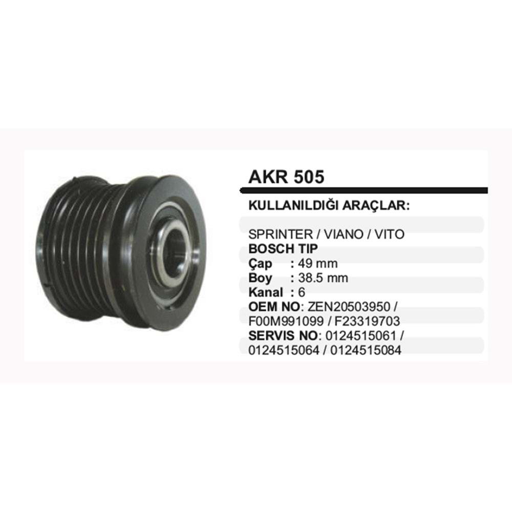 ALT KASNAK SPRINTER VIANO VITO