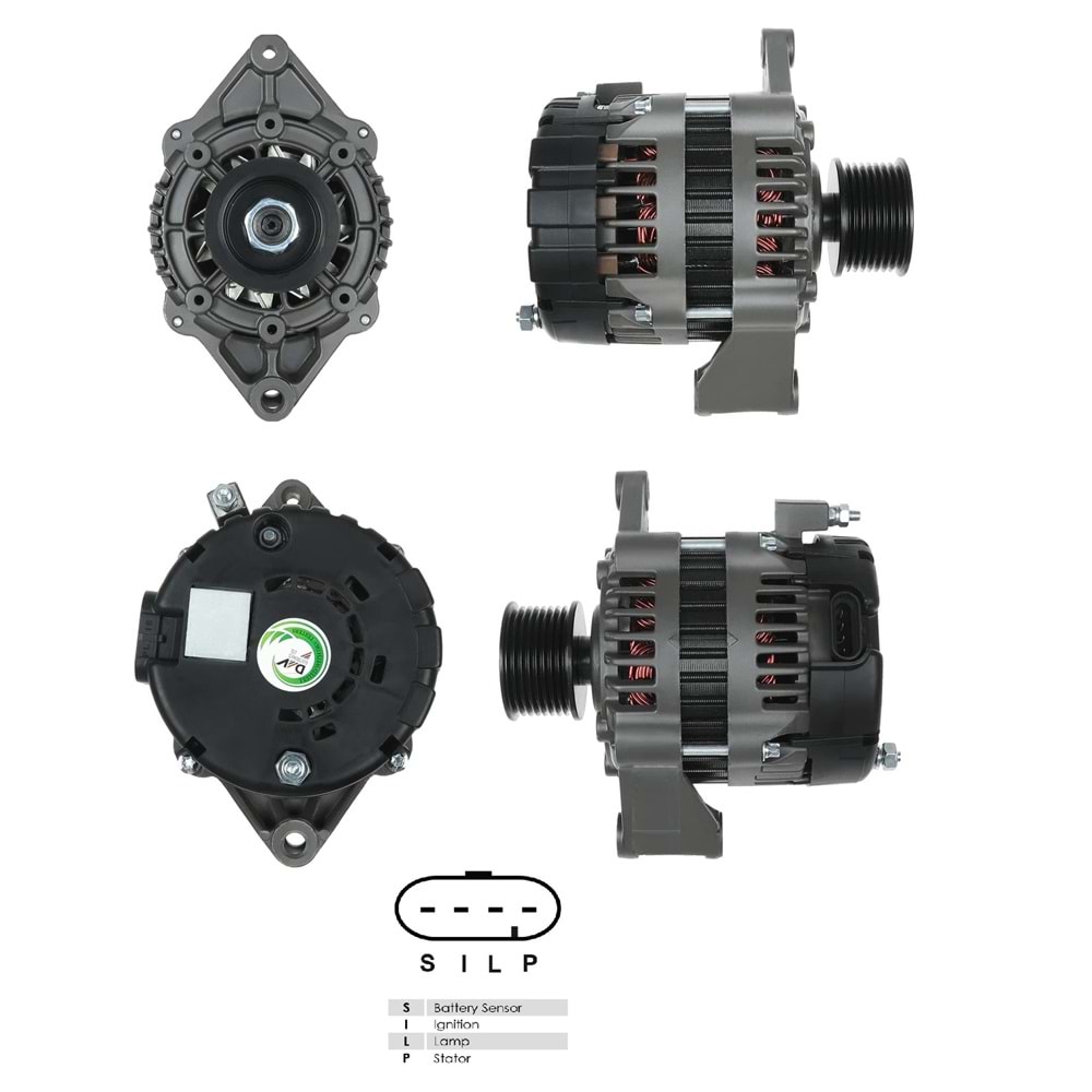 ALT DINAMO 12V 95A DELCO CASE FORKLIFT NEW HOLLAND